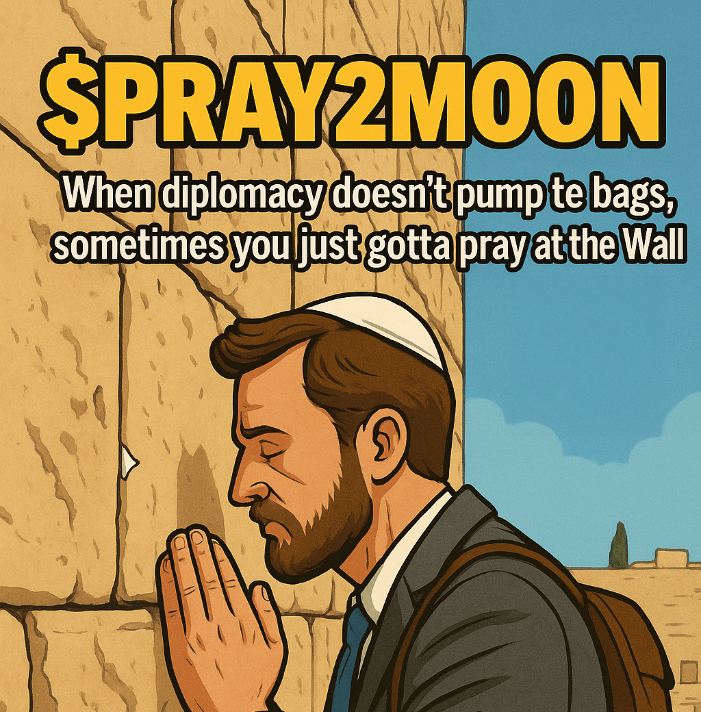 Praying trader at Wall
